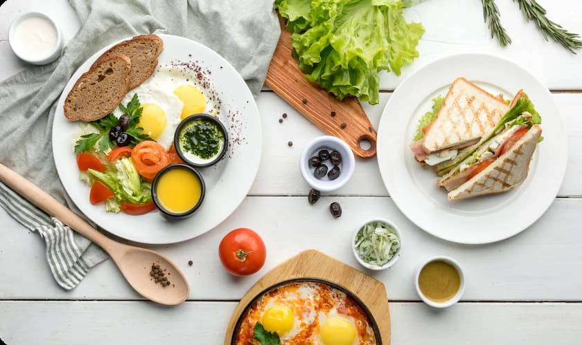 Золотой зал — сервировка
